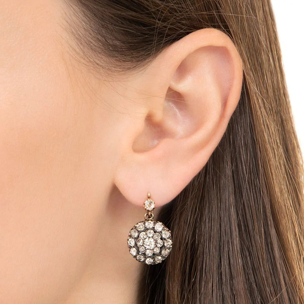 Vintage Złote Kolczyki