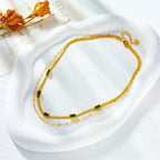 Elegancki naszyjnik łańcuszkowy Archen | Złoty