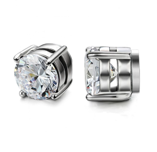 Kolczyki Destinee | Białe złoto