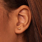 Kolczyki z kulkami | Złote