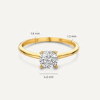 Pierścionek Savaya El Playa | Złoto