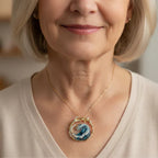 Naszyjnik Przysięga Oceanu | Złoty