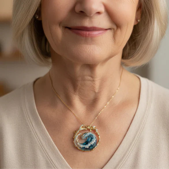 Naszyjnik Przysięga Oceanu | Złoty