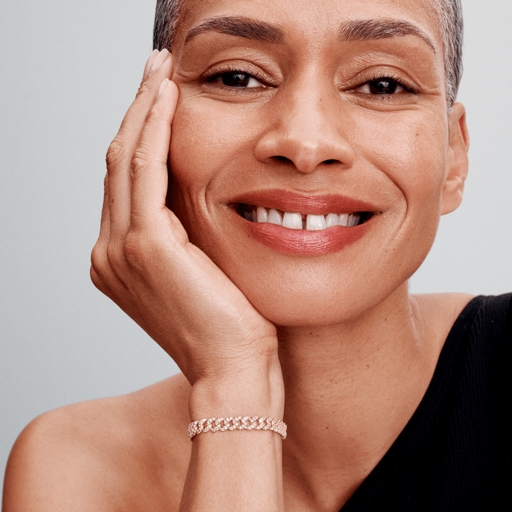 Bransoletka Cuban Pavé