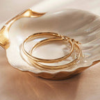 Kolczyki Noa | Białe złoto