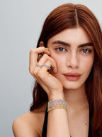 Bransoletka Cuban Pavé